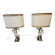 Lamps/vintage, a pair of unique mangani lamps, italy, 1960s/1970s.