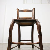 Antique Patinated Children's Chair, 1890s