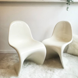 Set of 4 Panton Chair by Verner Panton