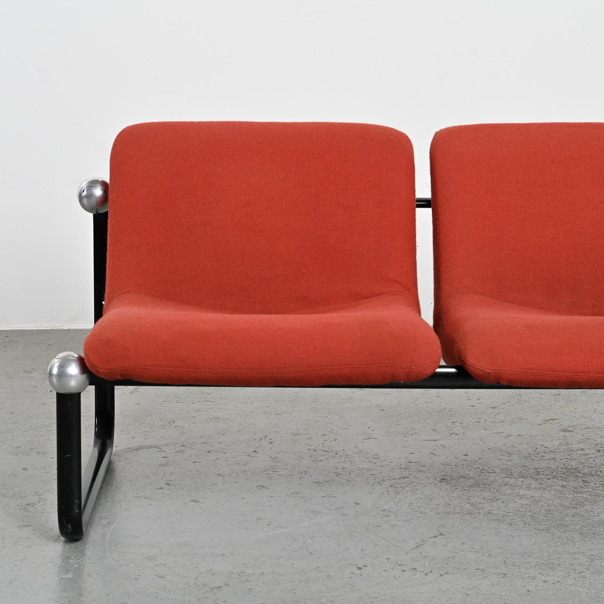Banquette deux places par Marc Held pour Airborne, France, vers 1970