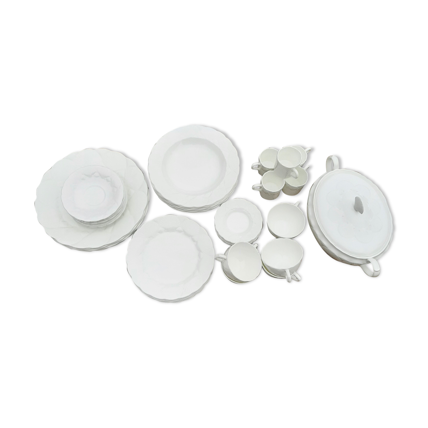 40 pièces vaisselle Wedgwood OceanSide