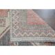 Orange Brown Turkish Vintage Oushak Wool Handmade Rug Runner 122x365