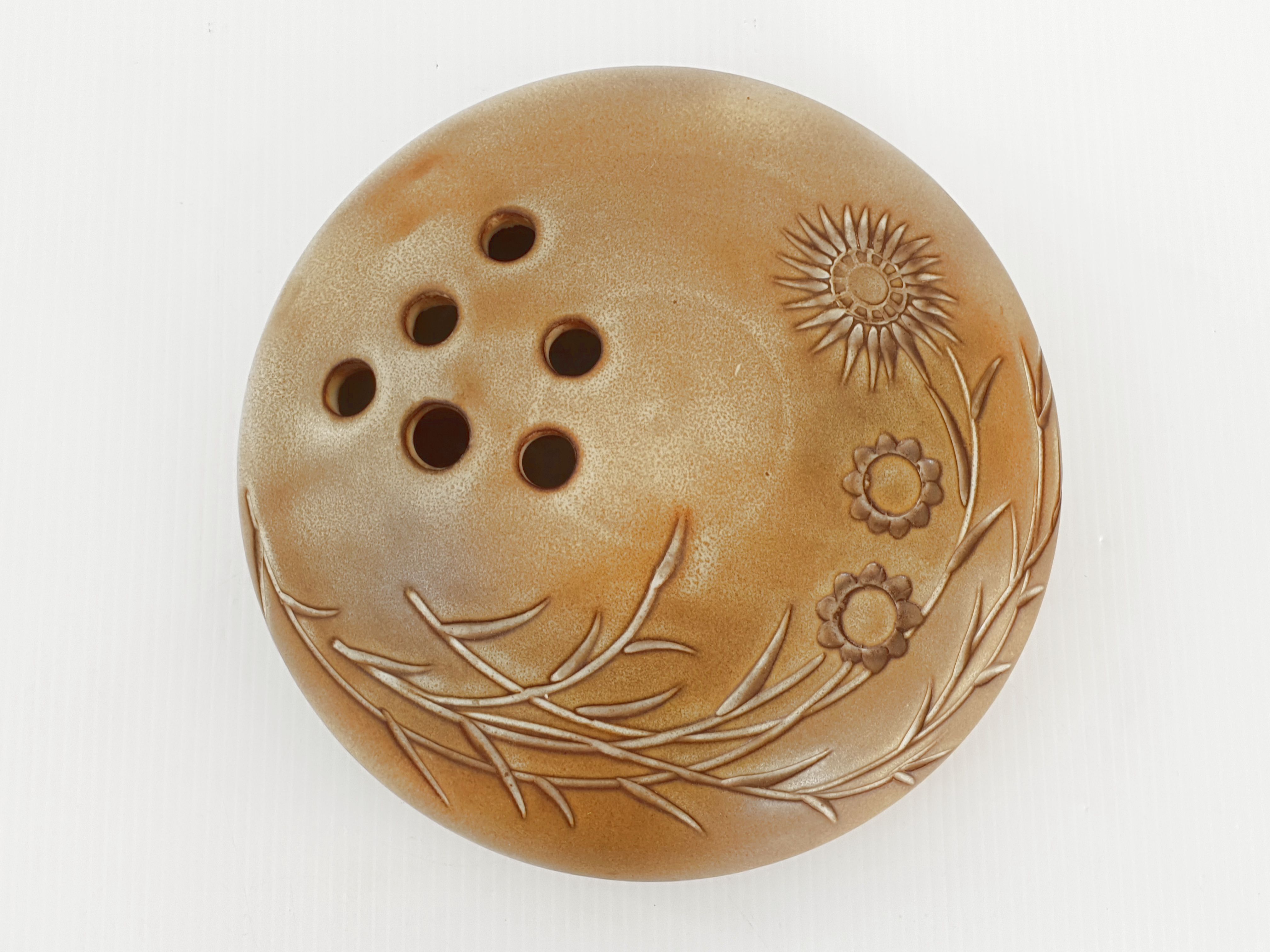 Vase en grès de Henriette Bessone vintage