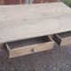 Farm table oak 2 drawers