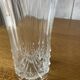 Chiseled crystal vase