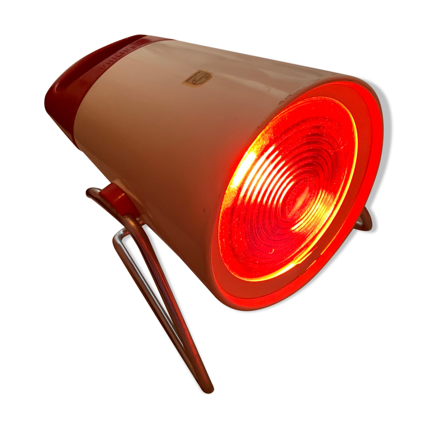 Red light lamp Philips infraphil years 60