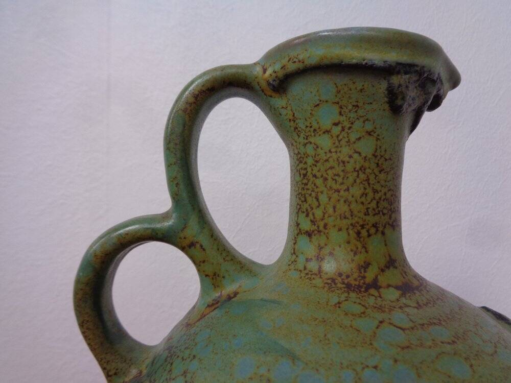 Model 1303 Lava Ceramic Double Handled Vase from Marei, 1970s