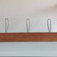 Vintage five-headed wooden coat rack from the 30s/40s