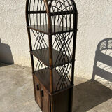 Rattan and wicker shelf