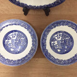 Set of 3 “Willow” cereal bowls from Woods & Sons England