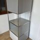 USM Haller shelf in light grey