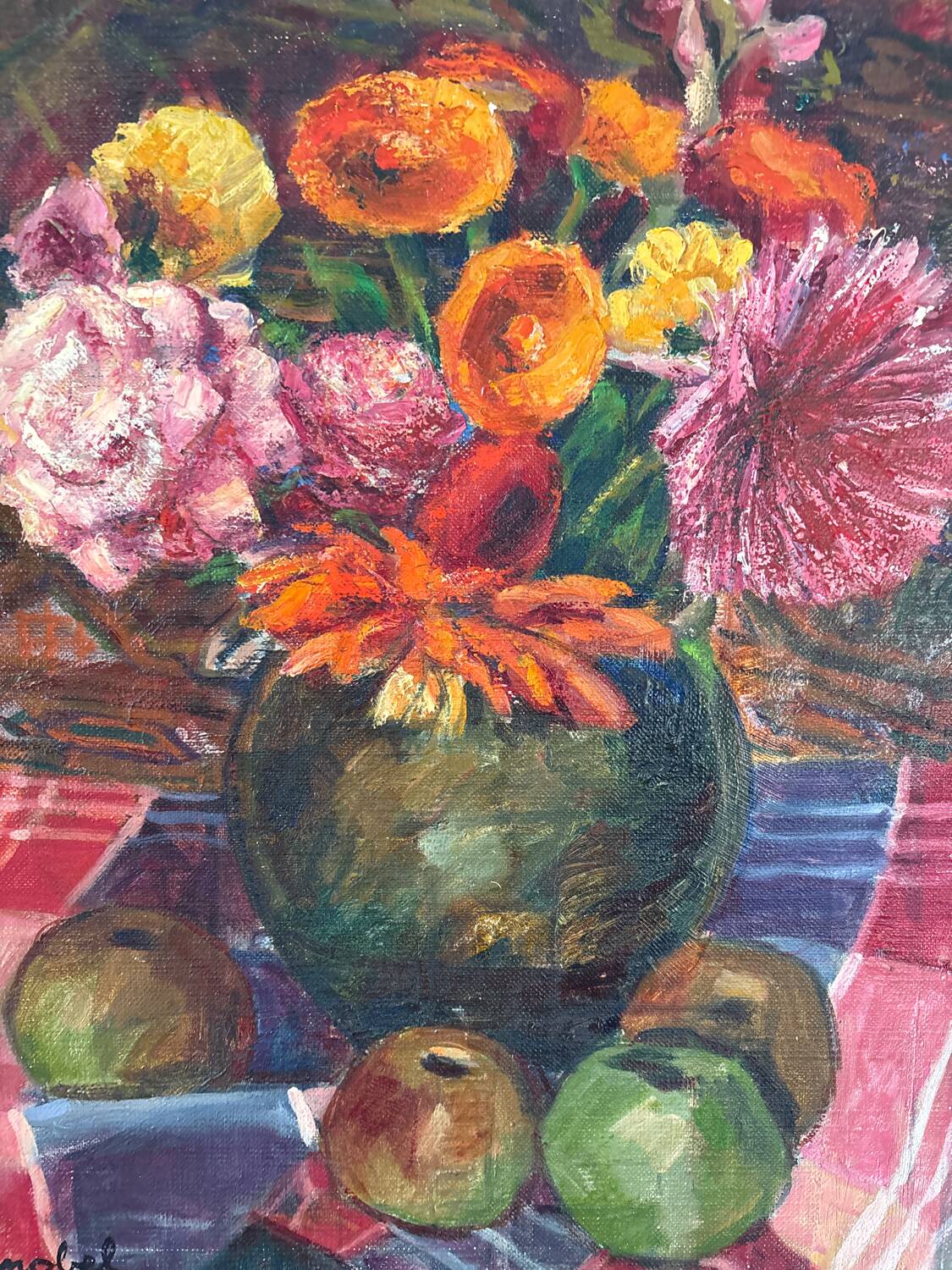 Nature morte signée Pierre Zenobel