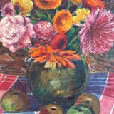 Nature morte signée Pierre Zenobel