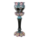 Art Nouveau ceramic vase with column, Italy early 20th century