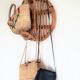 Vintage rattan hooks