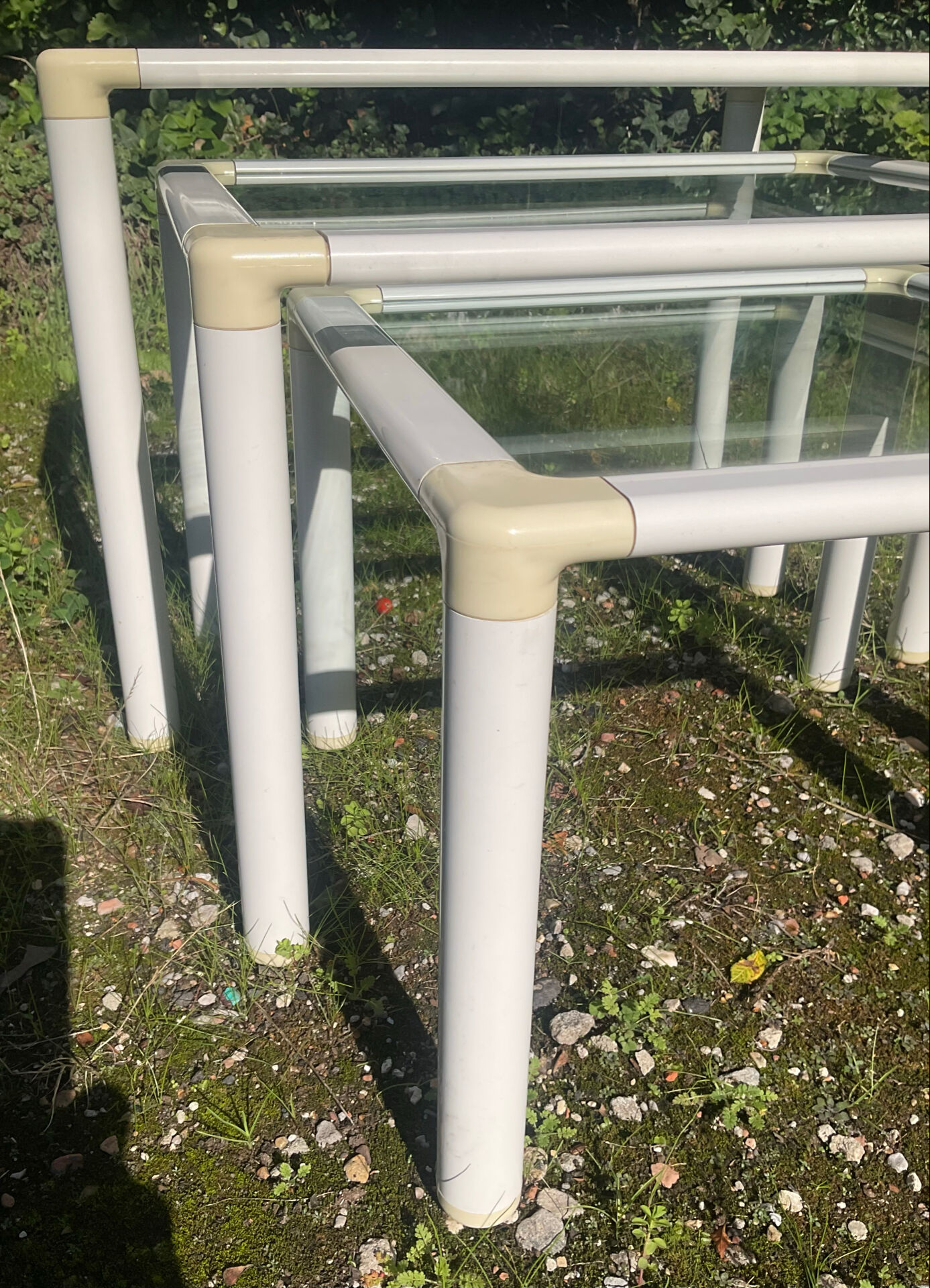 Set of 3 nesting tables from the 1970s.