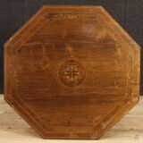 English octagonal inlaid table from the '20