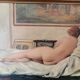 Tableau de nue signé Piquard 1979