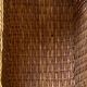 Wicker and wood basket