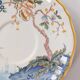 Set of 2 Gien Magellan "Caribbean" cups and saucers, vintage earthenware