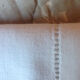 Old linen, cloth of cotton white, small day Venice