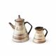 Coffee pot and cream jug in stoneware – Chantal & Thierry Robert – Les Grès du Loir