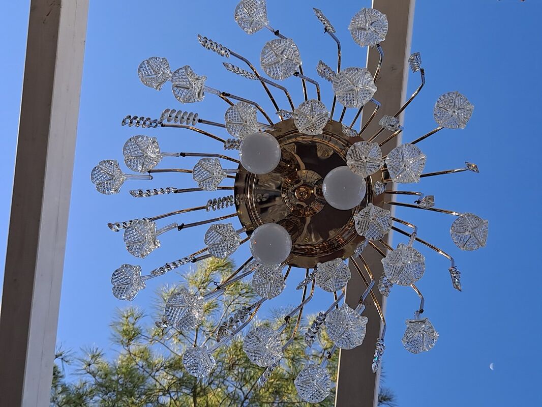 Vintage Murano Waterfall Chandelier