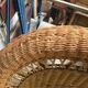 Two-chair wicker set and coffee table