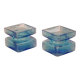 Pair of glass vases by Helena Tynell