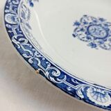 Plat rond et creux Longwy Louis XV