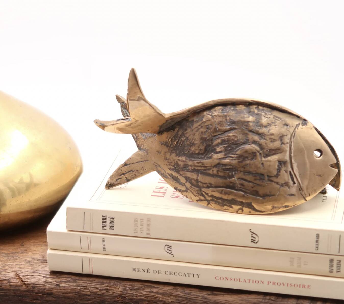 Sculpture poisson en bronze, années 70