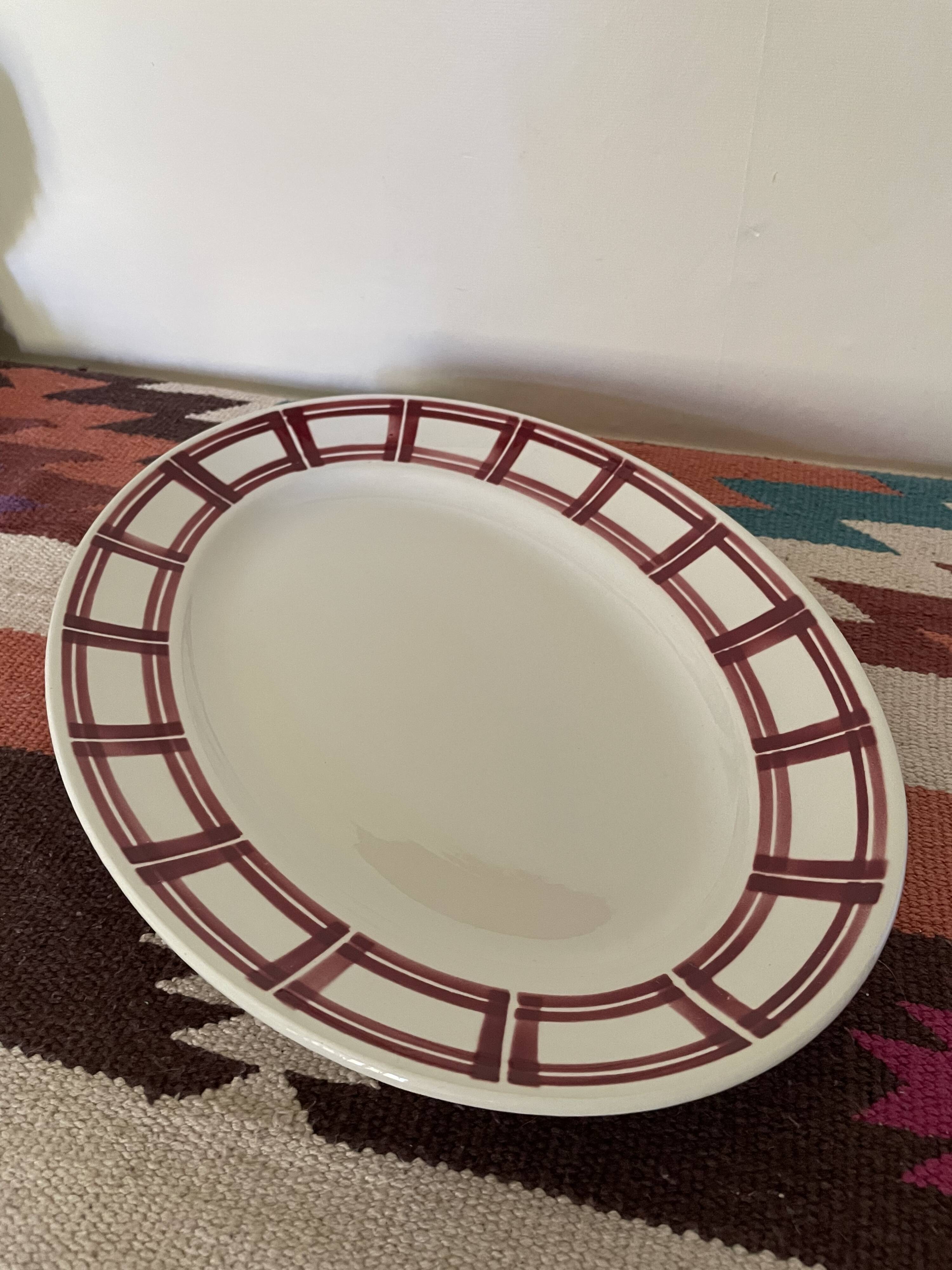 Plat ovale Badonviller