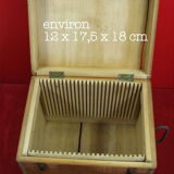 Box crochet box box filing plate glass photo