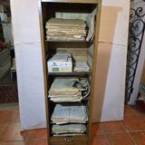 Classeur à rideau ancien en chêne