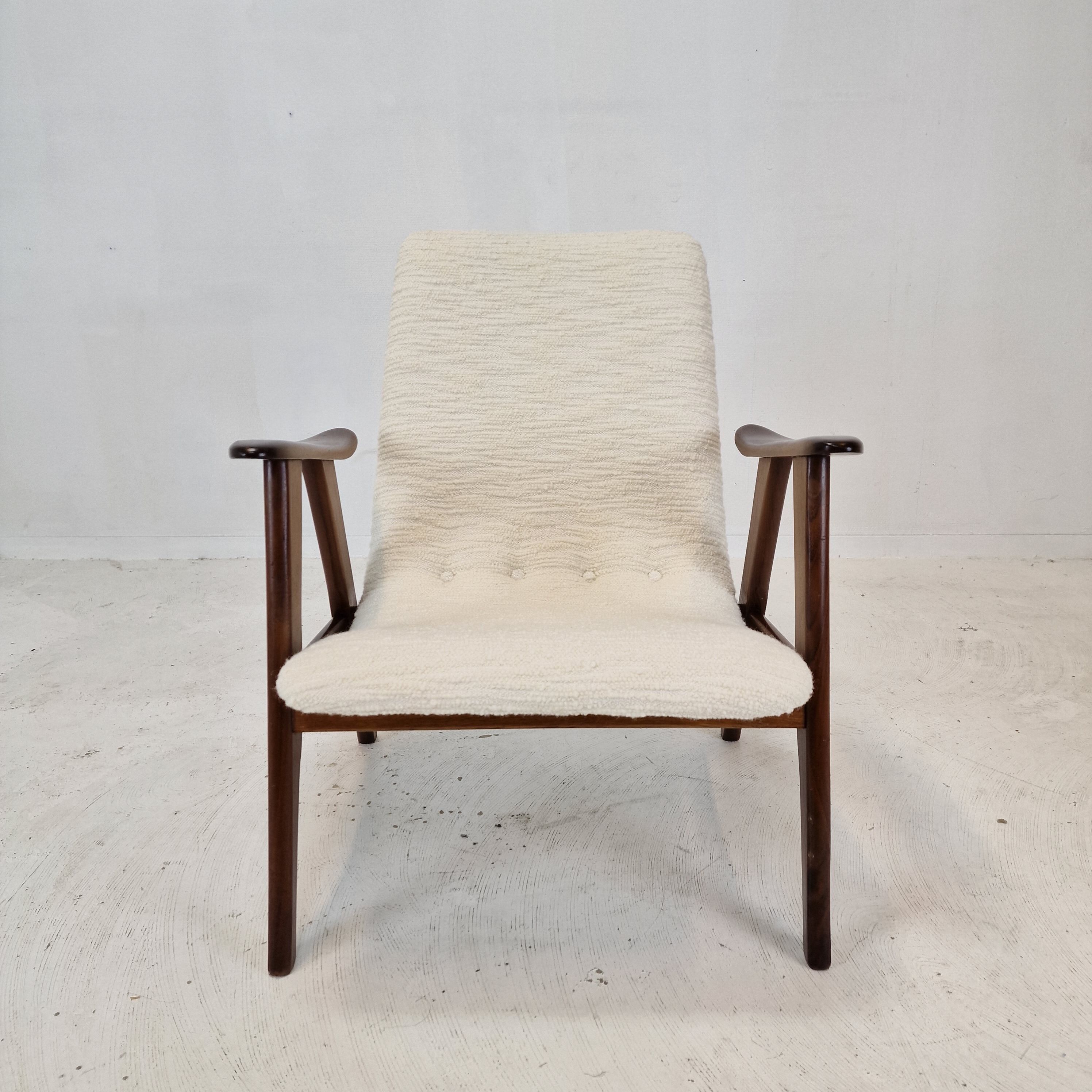 Teak Wébé Armchair by Louis Van Teeffelen, 1960s