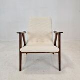 Teak Wébé Armchair by Louis Van Teeffelen, 1960s