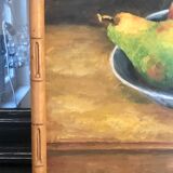 Pair of pear canvases