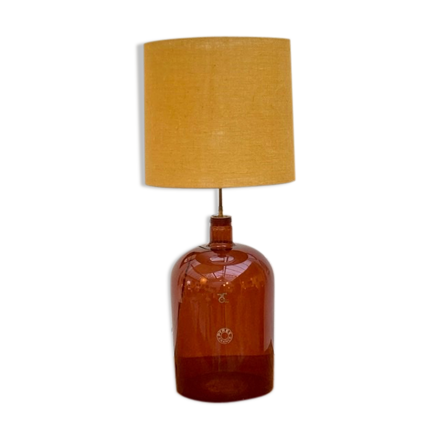 Vintage bottle lamp
