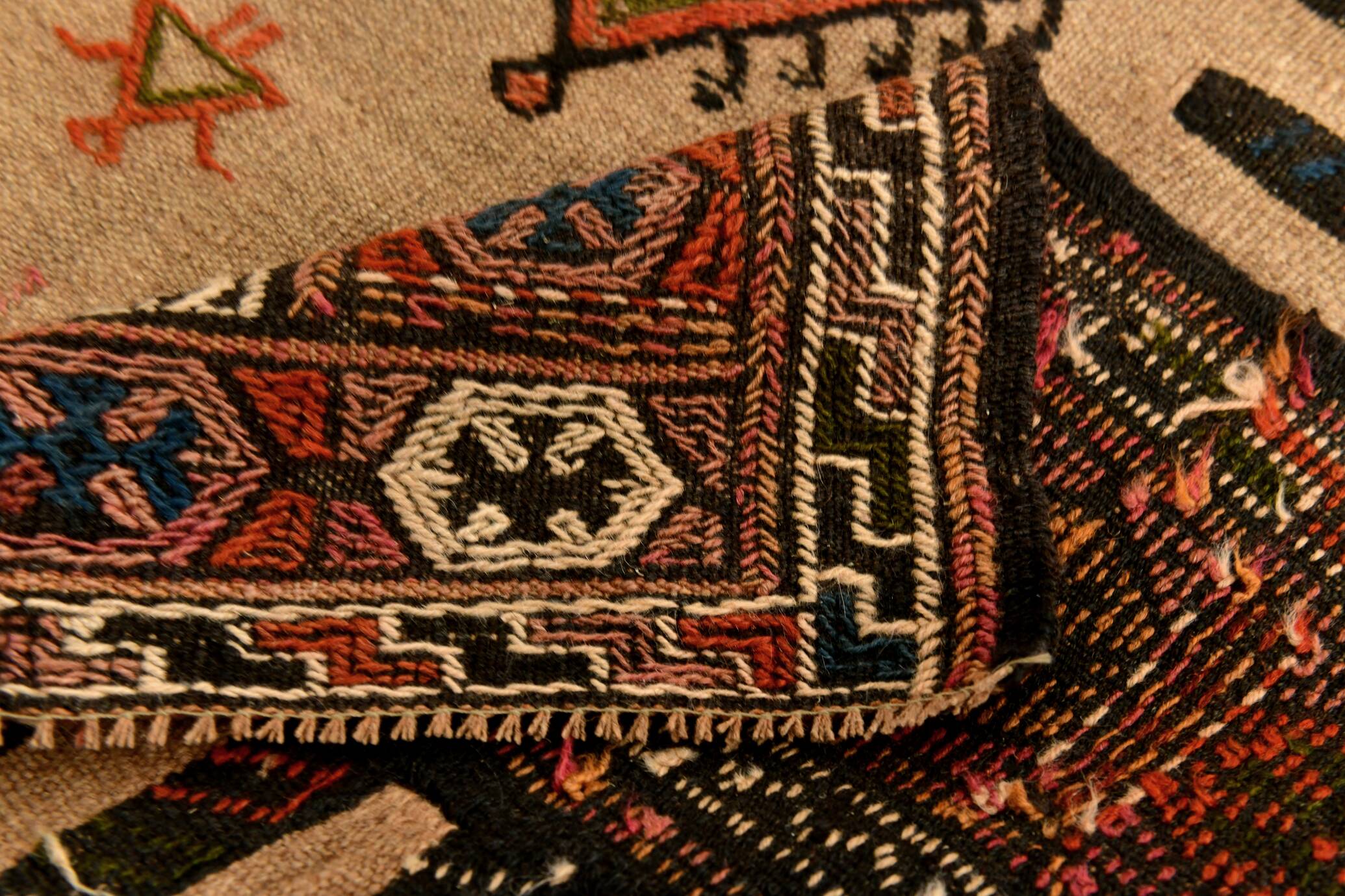 3x6 Mid Century Modern Kilim Rug, 99x197Cm