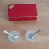 Crystal salt and pepper shaker set