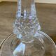 Set of two Arques crystal candle holders