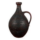Carafe vase from the German pottery workshop, mid-century brutalist by Gerhard Liebenthron, 1964.