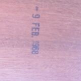 Table H.W Klein en palissandre