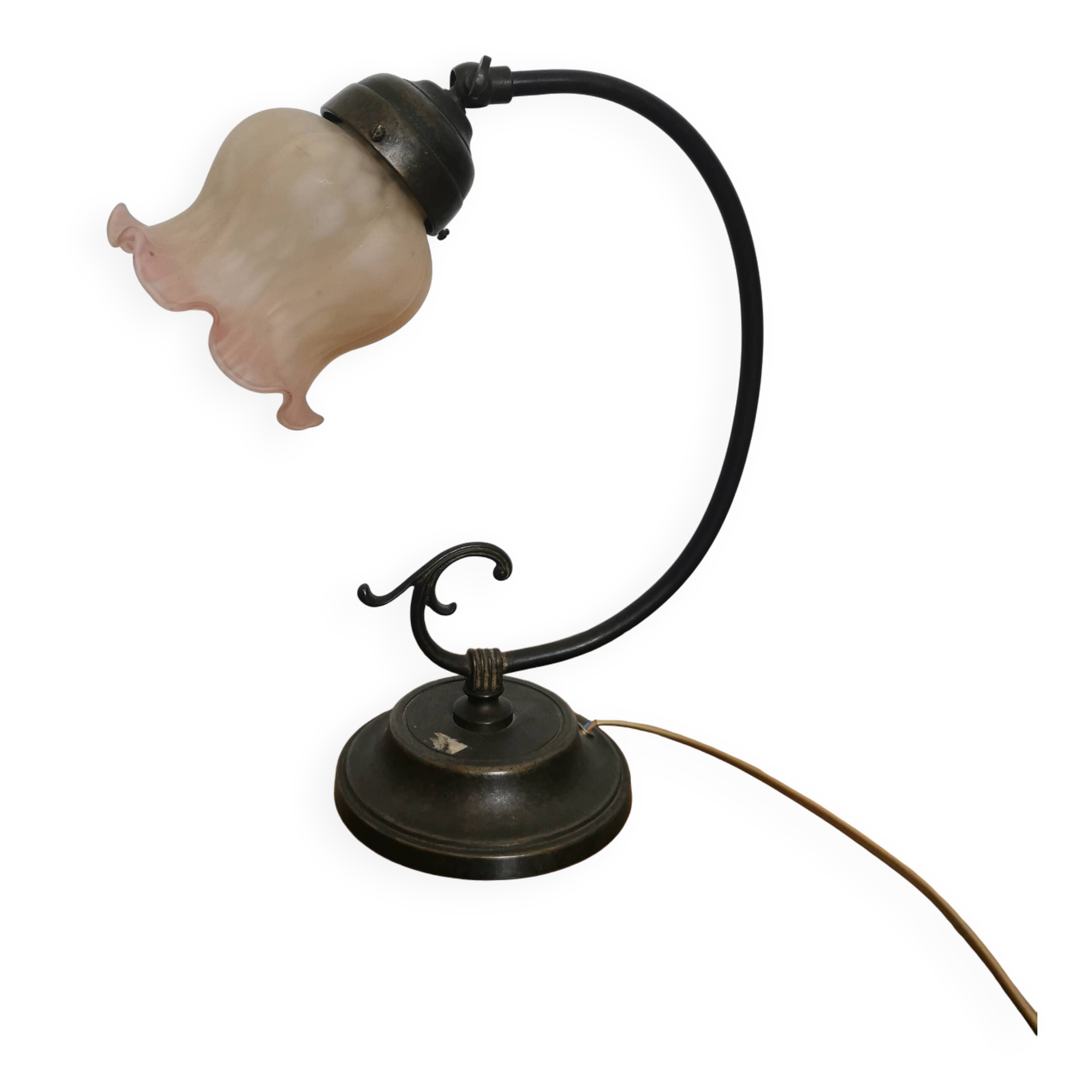 Swan neck table lamp