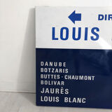 "Louis Blanc" subway plate