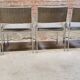 Set of four vintage armchair chairs