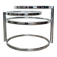 Table d'appoint plateaux pivotants 1980