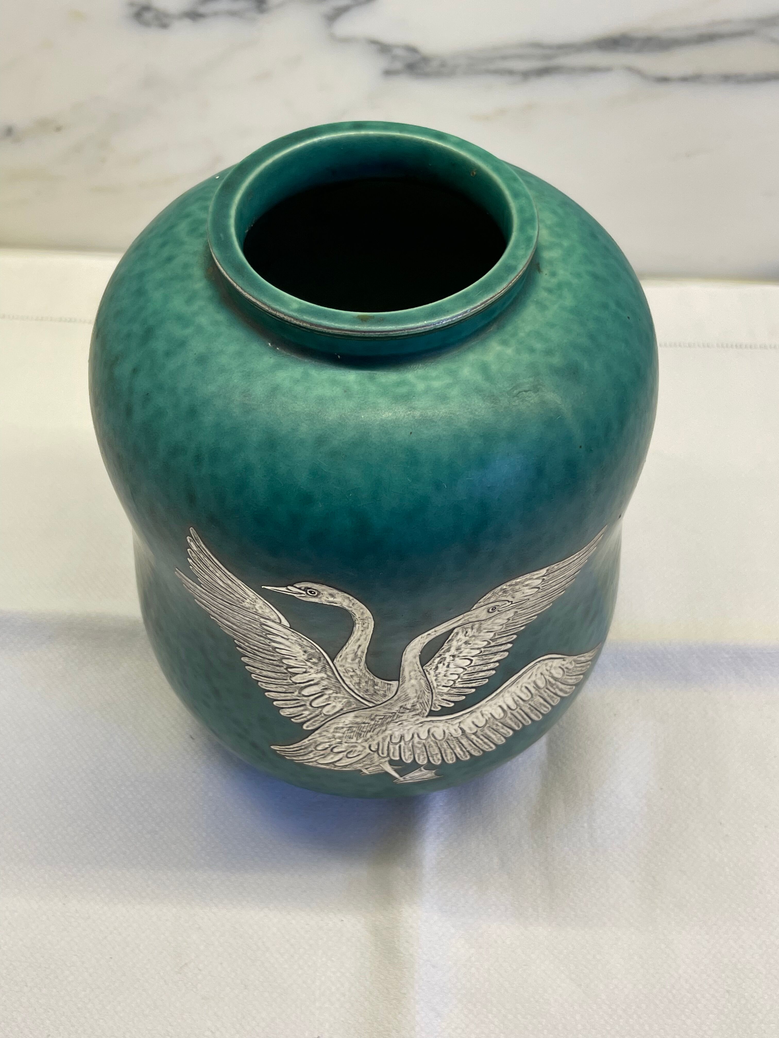 Gustavsberg Argenta Wilhelm Kage vase