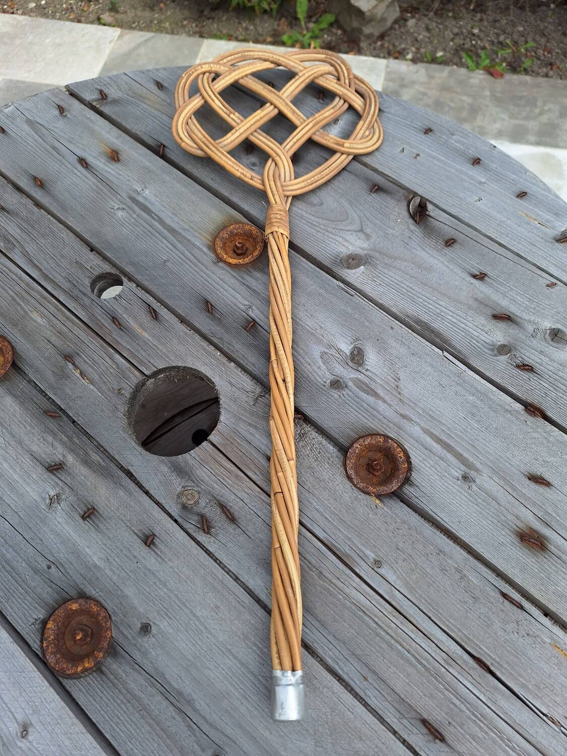 Interwoven Rattan Carpet Beater