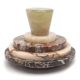 Pair of vintage marble candy dishes